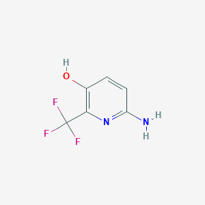 molecular formula C6H5F3N2O B1458430 6-Amino-2-(trifluoromethyl)pyridin-3-ol CAS No. 1227515-32-3