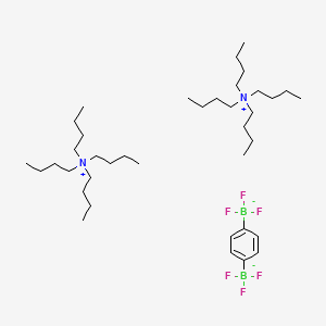 molecular formula C38H76B2F6N2 B1458452 Tetrabutylammonium (1,4-phenylene)bistrifluoroborate CAS No. 1222008-23-2