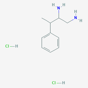 molecular formula C10H18Cl2N2 B1458454 3-Phenylbutane-1,2-diamine dihydrochloride CAS No. 1803583-93-8