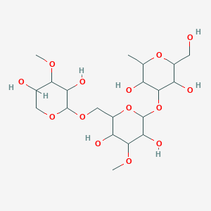 molecular formula C20H36O14 B145846 Arabinogalactan CAS No. 9036-66-2