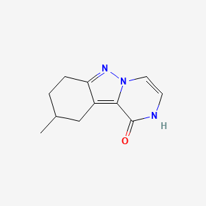 9-methyl-7,8,9,10-tetrahydropyrazino[1,2-b]indazol-1(2H)-one