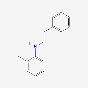 molecular formula C15H17N B14584755 2-Methyl-N-(2-phenylethyl)aniline CAS No. 61358-65-4