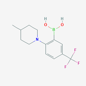 2-(4-Methylpiperidin-1-yl)-5-(trifluoromethyl)phenylboronic acid