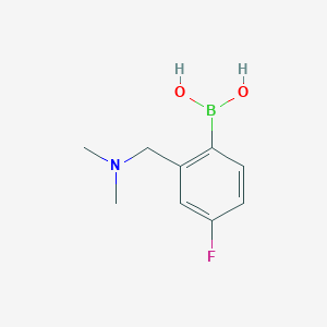 (2-((Dimethylamino)methyl)-4-fluorophenyl)boronic acid
