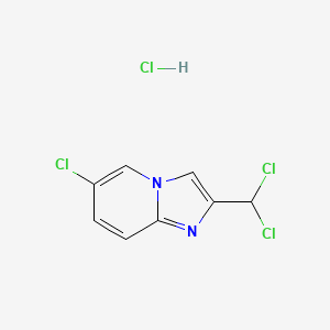 6-Chloro-2-(dichloromethyl)imidazo[1,2-a]pyridine hydrochloride