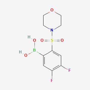 (4,5-Difluoro-2-(morpholinosulfonyl)phenyl)boronic acid