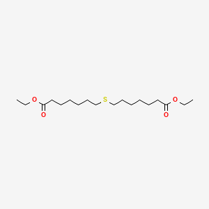 molecular formula C18H34O4S B14585027 Diethyl 7,7'-sulfanediyldiheptanoate CAS No. 61549-02-8