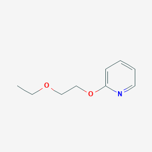 molecular formula C9H13NO2 B14585172 2-(2-Ethoxyethoxy)pyridine CAS No. 61463-64-7