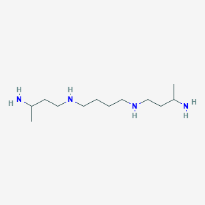 molecular formula C12H30N4 B145853 1-N-[4-(3-aminobutylamino)butyl]butane-1,3-diamine CAS No. 137946-03-3