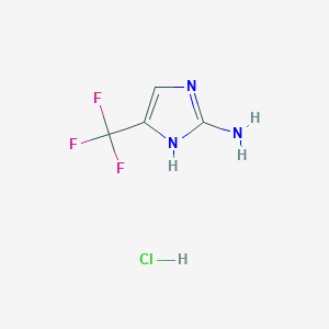 4-(trifluoromethyl)-1H-imidazol-2-amine hydrochloride