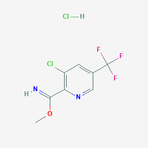 Methyl 3-chloro-5-(trifluoromethyl)pyridine-2-carboximidate hydrochloride