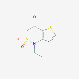 1-ethyl-1H-thieno[3,2-c][1,2]thiazin-4(3H)-one 2,2-dioxide