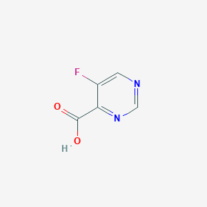 molecular formula C5H3FN2O2 B1458562 5-Fluoropyrimidine-4-carboxylic acid CAS No. 1211528-24-3