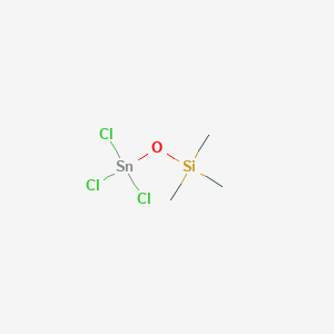 molecular formula C3H9Cl3OSiSn B14585828 Trimethyl[(trichlorostannyl)oxy]silane CAS No. 61355-39-3
