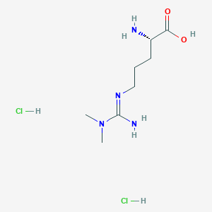 molecular formula C8H20Cl2N4O2 B014586 NG,NG-Dimethylarginine dihydrochloride CAS No. 220805-22-1