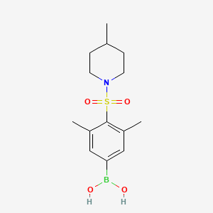 (3,5-Dimethyl-4-((4-methylpiperidin-1-yl)sulfonyl)phenyl)boronic acid