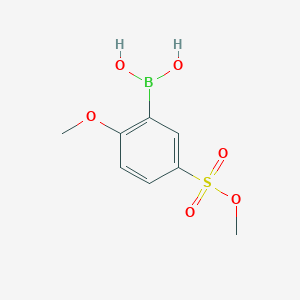 (2-Methoxy-5-(methoxysulfonyl)phenyl)boronic acid