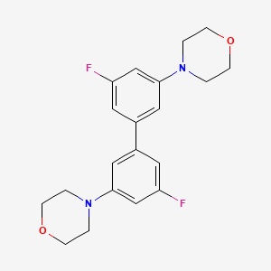 4,4'-(5,5'-Difluoro-[1,1'-biphenyl]-3,3'-diyl)dimorpholine
