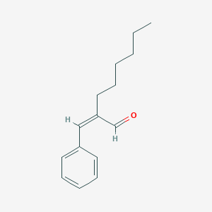 molecular formula C₁₅H₂₀O B145862 alpha-Hexylcinnamaldehyde CAS No. 101-86-0