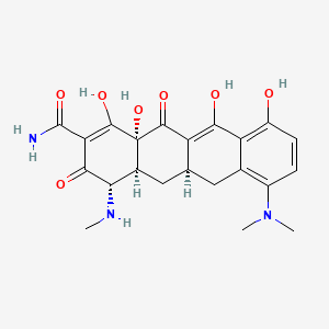 molecular formula C22H25N3O7 B1458634 N4-Demethylminocycline CAS No. 81888-43-9