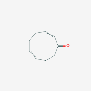 molecular formula C9H12O B14586629 Cyclonona-2,6-dien-1-one CAS No. 61185-11-3