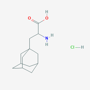 molecular formula C13H22ClNO2 B1458664 3-(金刚烷-1-基)-2-氨基丙酸盐酸盐 CAS No. 182291-66-3