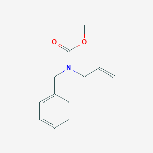molecular formula C12H15NO2 B14586735 Carbamic acid, (phenylmethyl)-2-propenyl-, methyl ester CAS No. 61357-21-9