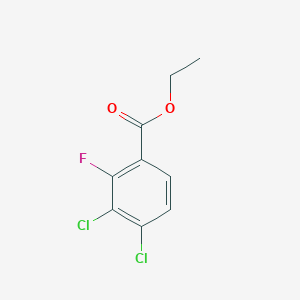 molecular formula C9H7Cl2FO2 B1458681 Ethyl 3,4-dichloro-2-fluorobenzoate CAS No. 1806298-91-8
