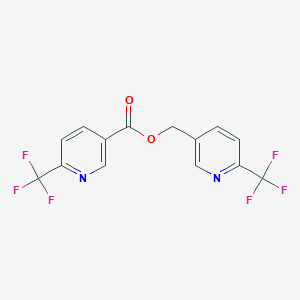 [6-(Trifluoromethyl)pyridin-3-yl]methyl 6-(trifluoromethyl)pyridine-3-carboxylate