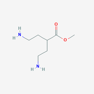 Methyl 4-amino-2-(2-aminoethyl)butanoate