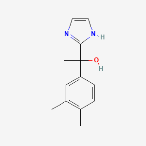 1-(3,4-dimethylphenyl)-1-(1H-imidazol-2-yl)ethan-1-ol