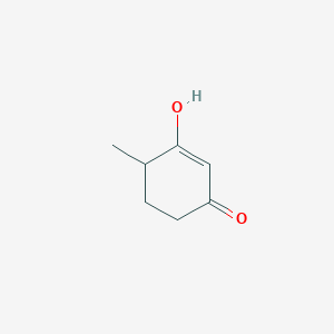 molecular formula C7H10O2 B145871 3-Hydroxy-4-methylcyclohex-2-en-1-one CAS No. 136113-96-7