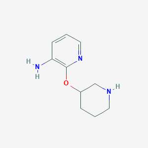 2-(Piperidin-3-yloxy)pyridin-3-amine
