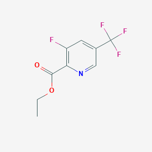 molecular formula C9H7F4NO2 B1458714 Ethyl 3-Fluoro-5-(trifluoromethyl)pyridine-2-carboxylate CAS No. 207994-07-8
