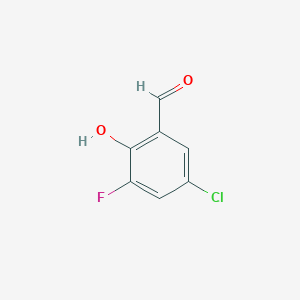 5-Chloro-3-fluoro-2-hydroxybenzaldehyde