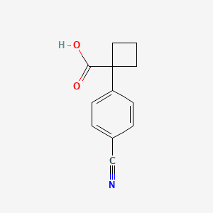 1-(4-Cyanophenyl)cyclobutanecarboxylic acid