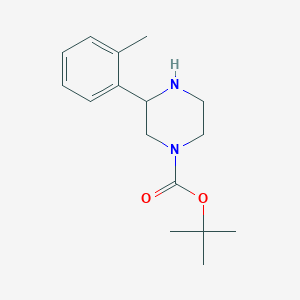 tert-Butyl 3-(o-tolyl)piperazine-1-carboxylate