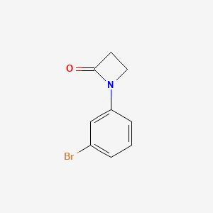 1-(3-Bromophenyl)azetidin-2-one