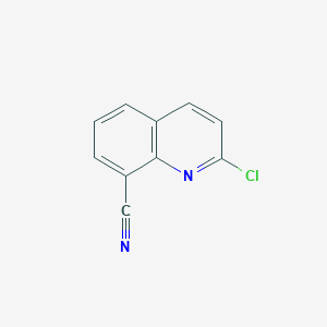 molecular formula C10H5ClN2 B1458764 2-氯喹啉-8-碳腈 CAS No. 1231761-07-1