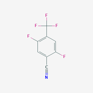 molecular formula C8H2F5N B1458767 2,5-Difluoro-4-(trifluoromethyl)benzonitrile CAS No. 261945-24-8