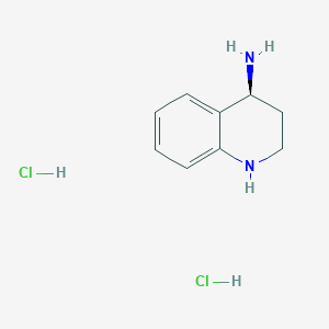 molecular formula C9H14Cl2N2 B1458769 (S)-1,2,3,4-四氢喹啉-4-胺二盐酸盐 CAS No. 1965305-30-9