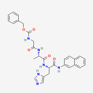 molecular formula C29H30N6O5 B1458785 Z-Gly-Ala-His-bNA CAS No. 202001-31-8