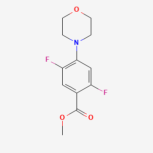 molecular formula C12H13F2NO3 B1458787 Methyl 2,5-difluoro-4-morpholin-4-ylbenzoate CAS No. 1858251-27-0