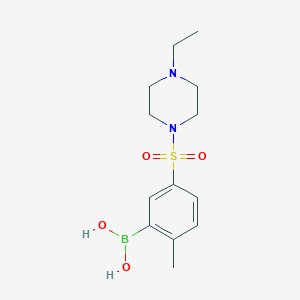(5-((4-Ethylpiperazin-1-yl)sulfonyl)-2-methylphenyl)boronic acid