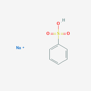 molecular formula C6H6NaO3S+ B145880 Sodium benzenesulfonate CAS No. 515-42-4