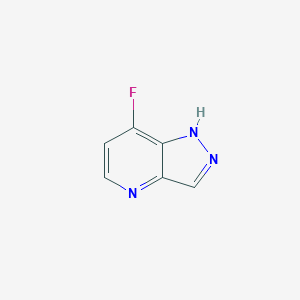 molecular formula C6H4FN3 B1458812 7-氟-1H-吡唑并[4,3-b]吡啶 CAS No. 1378820-30-4