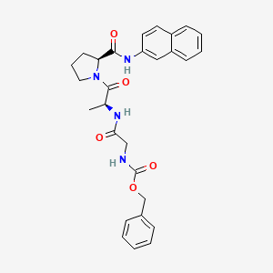 molecular formula C28H30N4O5 B1458815 Z-Gly-Ala-Pro-bNA CAS No. 202001-62-5