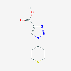1-(tetrahydro-2H-thiopyran-4-yl)-1H-1,2,3-triazole-4-carboxylic acid