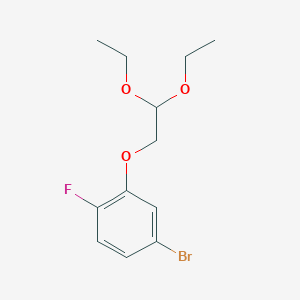 4-Bromo-2-(2,2-diethoxyethoxy)-1-fluorobenzene