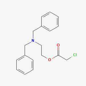 molecular formula C18H20ClNO2 B1458829 2-(二苄基氨基)乙基 2-氯乙酸盐 CAS No. 1823630-84-7